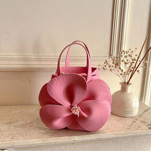 Borsa a secchiello mini da donna in pelle PU con chiusura a cerniera, impermeabile, pieghevole, in poliestere, <span class=keywords><strong>fantastico</strong></span> motivo floreale grande, nuovo arrivo, lusso - Product Image 1