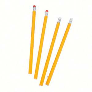 Crayon jaune en bois naturel non toxique en gros pricesuitable pour une utilisation de bureau - Product Image 1