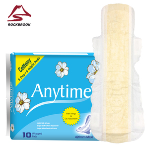 Ultra-Thin Organic Girl Disposable Feminine Sanitary Napkin Breathable Anion Production Line Dry Mesh Sanitary Napkins - Product Image 2