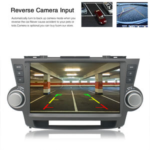 10 pouces android voiture vidéo cadre gps navigation écran tactile 2 din autoradio stéréo pour Toyota Highlander 2009-2013 - Product Image 3