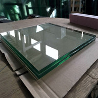Usine chinoise de sécurité PVB SGP EVA Double Triple panneaux de verre feuilleté prix par mètre carré pour passerelle de sol