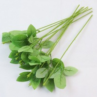 Aierflorist Batang Bunga Sabun Baru 32cm Batang Mawar Buatan dengan Daun dan Dekorasi untuk Bunga Batang Bunga Buatan