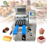 Machine à macarons français Tiramisu, ligne de production automatique de mini-cupcakes avec remplissage central