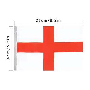 Personnalisé Tous Les Pays 14x21cm Polyester Impression Bannière Angleterre Bunting String Drapeaux - Product Image 5