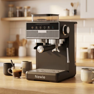 Cafetera Espresso Semiautomática Newle IMD con Control de un Toque, Molinillo Antiobstrucciones, Boquilla Desmontable, Bandeja Recolectora de Goteo, Portátil, para Hoteles - Product Image 5