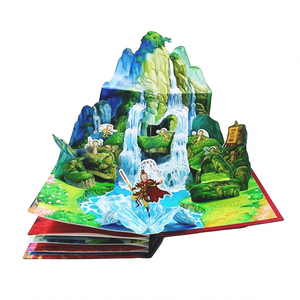 <span class=keywords><strong>Livre</strong></span> d'histoires pour enfants en 3D personnalisé en usine avec reliure parfaite, couverture rigide, impression et conception de coloriage personnalisées - Product Image 4