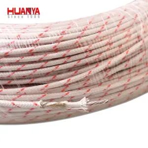 20AWG níquel puro Mica envuelto de fibra de vidrio de alta temperatura Cable