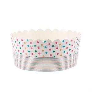 Антипригарная одноразовая Круглая Бумажная форма для выпечки тортов, форма для выпечки