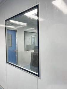 Porte de gymnase horizontale en aluminium, fenêtre modulaire, salle blanche insonorisée, étanche, verre trempé, design industriel, école - Product Image 5