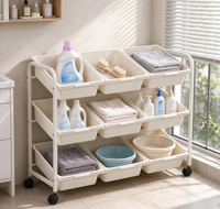 Chariot de rangement de bureau pour jouets, vente en gros, fabricant d'articles de rangement domestique