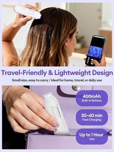 กล้องตรวจสอบหนังศีรษะแบบพกพา HD กำลังขยายปรับได้ 50x-200x พร้อม WiFi USB-C สำหรับวิเคราะห์รูขุมขนและผิวหนัง พร้อมแอปพลิเคชันและบันทึกข้อมูล - Product Image 3