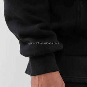 Sweats à capuche zippés vintage personnalisés, streetwear, sweat à capuche zippé uni de meilleure qualité, en polaire épaisse, surdimensionné, lourd et vieilli - Product Image 5