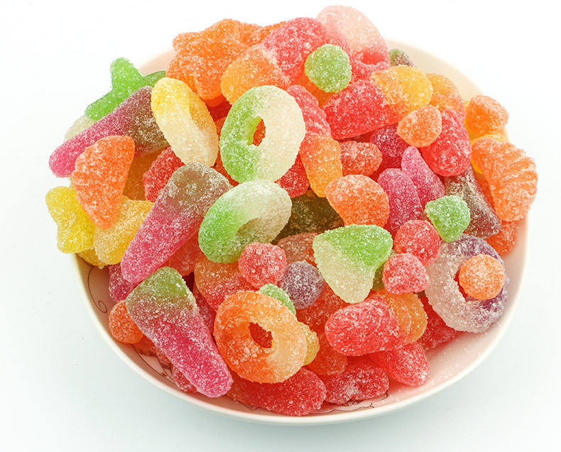 wholesale candy oem fruity flavor mango halal soft sweet jelly