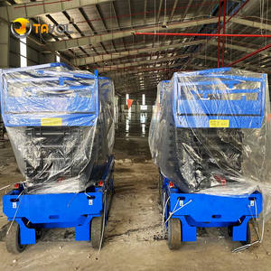 <span class=keywords><strong>Platform</strong></span> Kerja Udara Listrik SJYZ-12 Terlaris 12m 320kg Tersedia, Lift Gunting Hidrolik Self Propelled untuk Konstruksi - Product Image 2