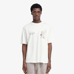 T-shirt imprimé colombe de la paix 100% coton pour hommes et femmes, option à manches courtes, grande taille, polyvalent, élégant, durable, confortable - Product Image 3