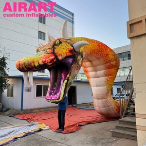 Гигантская надувная модель питона для Хэллоуина и декораций мероприятий - Product Image 6