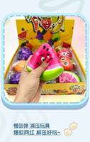 Schattig Cartoon Gemengd Fruit Squishy Zacht PU Langzaam Terugverende Kneedbaar Fruit Knijp Speelgoed Cadeau Decompressie Speelgoed Stress Verlichting Promotie Speelgoed
