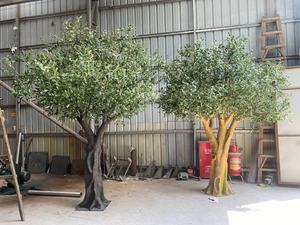 <span class=keywords><strong>Grand</strong></span> <span class=keywords><strong>olivier</strong></span> artificiel extérieur d'ornement de jardin <span class=keywords><strong>prix</strong></span> d'usine pour des décorations de paysagiste - Product Image 2