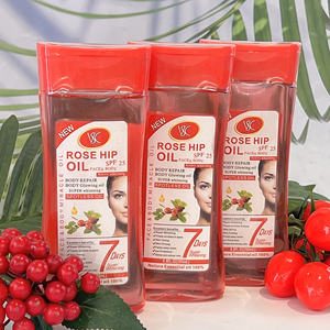 Huile Corporelle Éclaircissante Naturelle à la <span class=keywords><strong>Rose</strong></span> Musquée en Gros – Élimine les Taches <span class=keywords><strong>de</strong></span> Rousseur, Illumine et Hydrate – Huile <span class=keywords><strong>de</strong></span> <span class=keywords><strong>Rose</strong></span> pour Massage Visage et Corps - Product Image 1