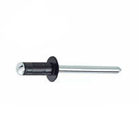 Rivets aveugles plats rouges ouverts en aluminium et acier DIN7337 2,4 mm 3,0 mm 3,2 mm