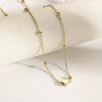 Chaîne de ventre double couche RINHOO Boho pour femme, couleur or tendance, en métal, pour la plage, le bikini, chaîne de taille, bijoux de fête hip-hop, cadeau