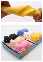 Spécial vente chaude de haute qualité kawaii squishy silicone chien fidget