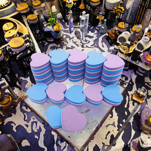 טרנד מקדים הסיטונאי מקצועי צורה לב מניקור ספוג ציפורן לוגו מותאם אישית לק כלי אמנות - Product Image 3