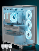 upHere 120mm RGB CPU Air Cooler Dual Tower 8 Heat Pipes Quiet CPU Cooling Fan for Intel AMD
