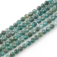 Perles en pierre naturelle faites à la main de 2-4 mm, surface taillée, matériau DIY en vrac pour la vente en gros