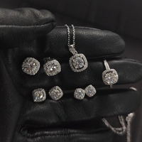 Prix d'usine 2025, vente en gros, anneaux fins en argent sterling 925, moissanite taille brillant rond, bijoux pour femmes