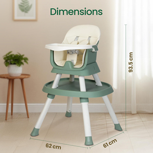 Sillas Altas para Bebés de Plástico Baratas, Promocionales, Directas de Fábrica, Asientos Elevadores Ecológicos, Duraderos, Seguros, Plegables y Portátiles para Cocina - Product Image 4