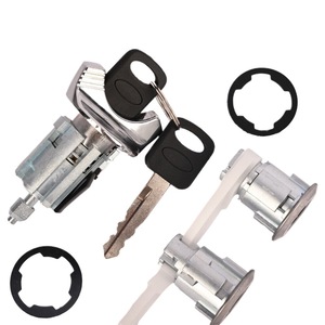 <b>Lock</b> Cylinder Set For Ford Ignition F4TZ1522050B F3UZ1522050D 2 <b>Keys</b> Cylindrical <b>Lock</b> Replacement Part - Product Image 3
