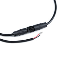 Conector de cable de extensión macho hembra impermeable 4A de 4 pines para aplicación de alimentación de tira de LED RGB