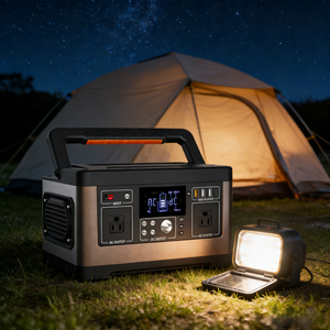 Solar Lithium Ion 500Wh 135000mAh 500W Portable <b>Generator</b> Outdoor <b>Camping</b> Car Pure Sine Wave - Product Image 1