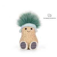 Jelly Cat UK – Peluche Cacahuète pour Fête Après-Ski, Coton PP, 15 cm, Unisexe, Cadeau pour 14 ans et plus, Nouvelle Arrivée Noël 2025