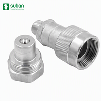 Vanne à clapet à vis de 3/8 \ "interchangeable avec raccord rapide haute pression série 3000 10000 Psi pour raccords de tuyauterie
