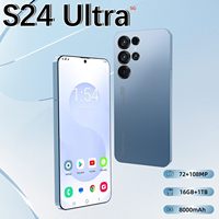 Smartphones 5G S24 Ultra à prix avantageux, téléphone Android 16G+1TB HD, double SIM, version mondiale débloquée pour S24 Ultra