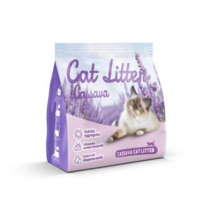 Litière pour chat écologique en cassava et tofu, agglomération rapide, contrôle des odeurs, sans poussière, fournitures pour animaux <span class=keywords><strong>de</strong></span> compagnie en vrac - Product Image 1
