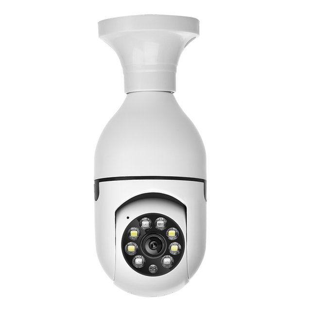 3MP Dual- Voice High Quality E27 PTZ Security Camera Cloud Storage Colorful Night Vision Wireless WIFI Camera CCTV Camera Mini