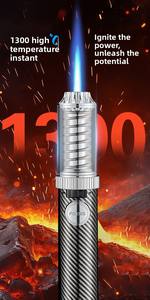 Encendedor de Butano Dericsson de Alta Calidad con Logotipo Personalizado, Resistente al Viento, para Acampar al Aire Libre, Barbacoa, Encendedor Portátil - Product Image 4