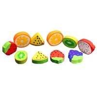 Creatieve mini 2D geurfruitvormige TPR gum voor kinderen
