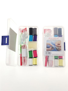 ขายส่ง varions ประเภทปฏิบัติชุดจักรเย็บผ้าท่องเที่ยวสิบ latticed กล่อง - Product Image 2