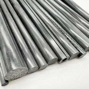 Varilla de Pultrusión de Fibra de Carbono de 15 mm, 20 mm, 1000 mm, 2000 mm, 3000 mm, Varillas Sólidas de Carbono 100% Puro - Product Image 1
