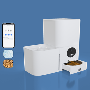 Otomatik kedi köpek su sebili 5L kapasiteli kalıplama ile 2-in-1 akıllı Wi-Fi elektrikli Pet besleyici - Product Image 2