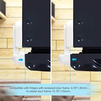 Verrou de sécurité en plastique pour portes de placards et tiroirs, verrous de sécurité pour portes et réfrigérateurs, verrou de sécurité anti-pincement pour bébé