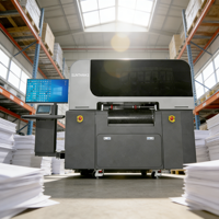 Imprimante UV industrielle à haute vitesse Sunthinks pour l'impression de données variables en une seule passe, idéale pour l'impression personnalisée de couvertures de carnets et de papeterie.