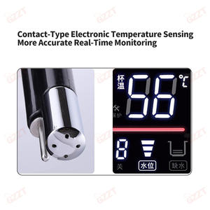 Machine à vapeur à double tête commerciale pour salon de thé, machine à mousse de lait automatique, deux groupes, <span class=keywords><strong>mousseur</strong></span> à lait 220v - Product Image 3