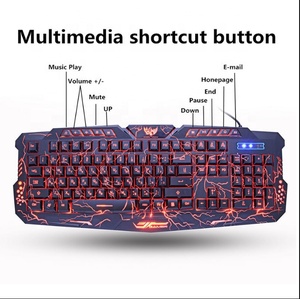 <span class=keywords><strong>Clavier</strong></span> de jeu universel filaire couleur RVB <span class=keywords><strong>clavier</strong></span> de jeu combiné anglais dactylographie rétro Gamer mécanique <span class=keywords><strong>ordinateur</strong></span> de bureau tablette <span class=keywords><strong>clavier</strong></span> Pc - Product Image 5