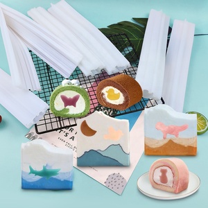 D5067 <strong>Strip</strong> Sandwich tube Handmade sugar Mousse Cake roll Ice cream ice block jelly Chocolates <strong>Resin</strong> Mold Silicone 3D Mould - Product Image 2