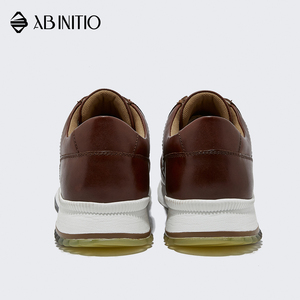 <span class=keywords><strong>Zapatillas</strong></span> deportivas de cuero transpirables para hombre, informales, a la moda, con cordones - Product Image 3
